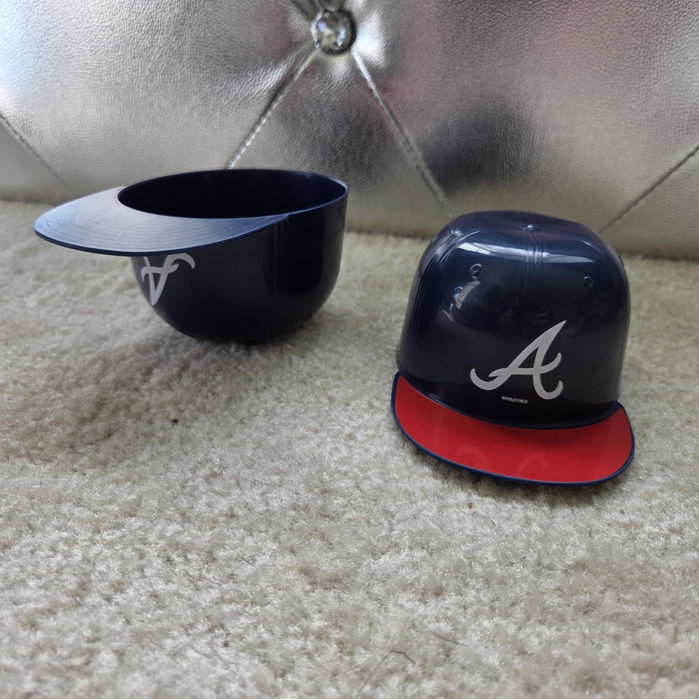 Atlanta Braves Mini Helmet Ice Cream Bowl Set